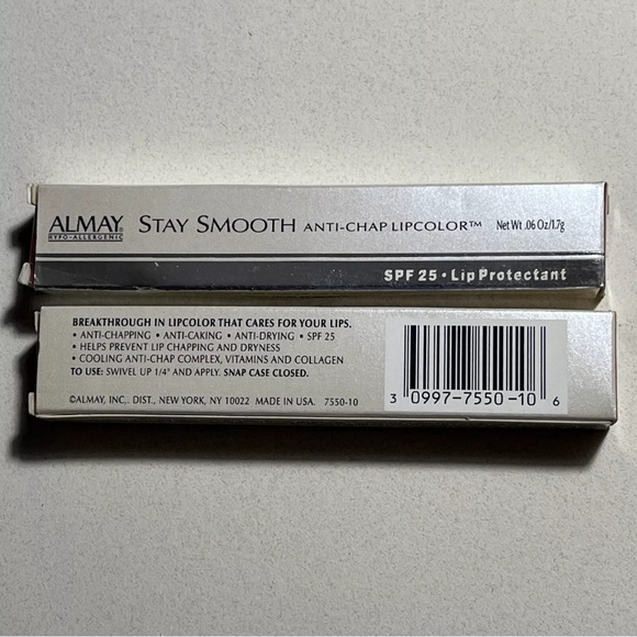 2x ALMAY Stay Smooth Anti-Chap Lipcolor with SPF 25 - Lip Protectant #MOCHA - Picture 4 of 7